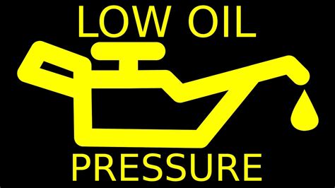 signs car is low on oil
